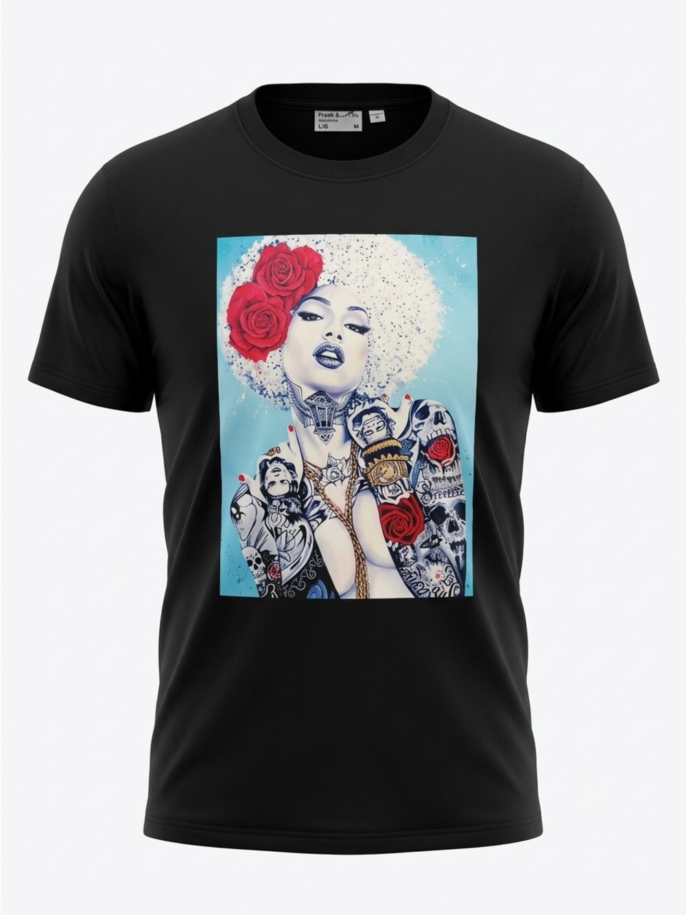 🍁 Graphic T-shirt with artwork by Dean Martin
- "Flower Power"